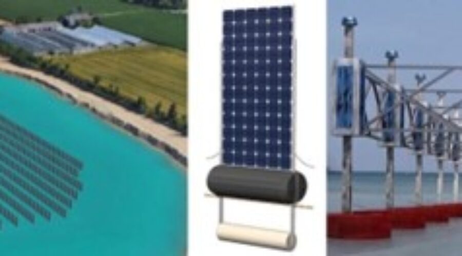 Mooi Ding: Staande zonnepanelen op water